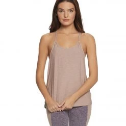 Beyond Yoga Spacedye Split Open Tank Wild Wisteria/Brazen Blush