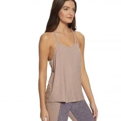 Beyond Yoga Spacedye Split Open Tank Wild Wisteria/Brazen Blush