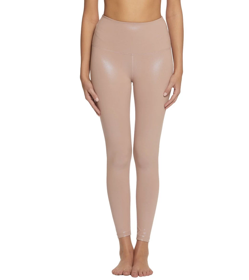 Beyond Yoga Pearlized High Waisted 7/8 Yoga Leggings Brazen Blush 3 Beyond Yoga Pearlized High Waisted 7/8 Yoga Leggings Brazen Blush