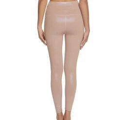 Beyond Yoga Pearlized High Waisted 7/8 Yoga Leggings Brazen Blush 10 Beyond Yoga Pearlized High Waisted 7/8 Yoga Leggings Brazen Blush