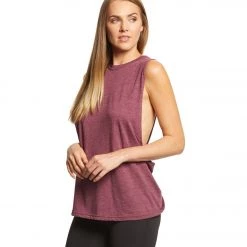 Free People Movement No Sweat Tank Solid Wine CLOTHING
