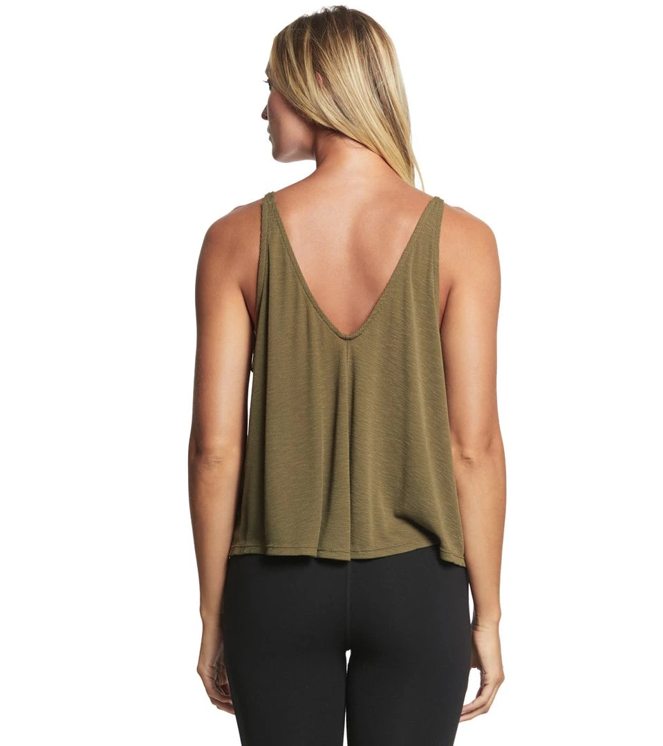 CLOTHING Free People Movement Dani Tank Army 5 CLOTHING Free People Movement Dani Tank Army