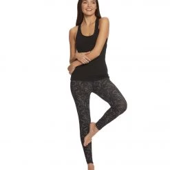 CLOTHING Beyond Yoga Slip Open Tank Jet Black