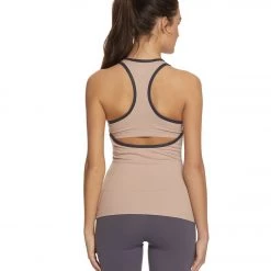 CLOTHING Beyond Yoga Slip Open Tank Brazen Blush