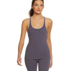 Beyond Yoga Slip Open Tank Deep Amethyst CLOTHING 9 Beyond Yoga Slip Open Tank Deep Amethyst CLOTHING