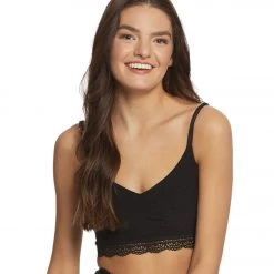 CLOTHING Beyond Yoga Spaedye All For Lace Bralette Darkest Night