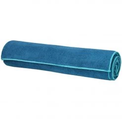 Gaiam Stay-Put Yoga Mat Towel Lake