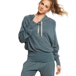 Free People Movement Ready Go Hoodie Pine