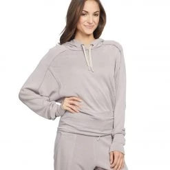 Free People Movement Ready Go Hoodie Taupe CLOTHING