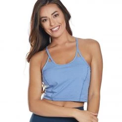 PrAna Prado Yoga Sports Bra Colony Blue