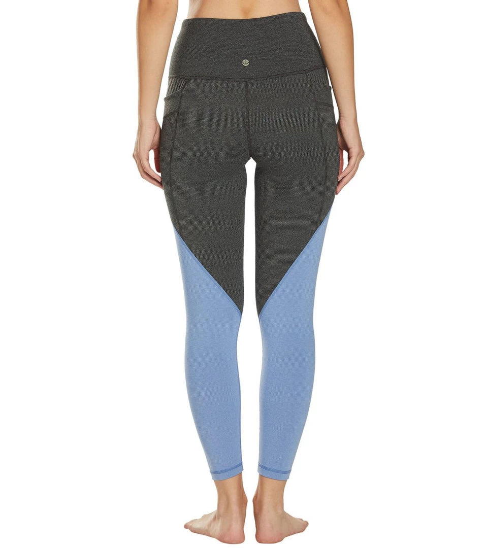 CLOTHING PrAna Stefania 7/8 Yoga Leggings Colony Blue 5 CLOTHING PrAna Stefania 7/8 Yoga Leggings Colony Blue
