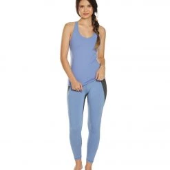 CLOTHING PrAna Stefania 7/8 Yoga Leggings Colony Blue 12 CLOTHING PrAna Stefania 7/8 Yoga Leggings Colony Blue