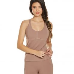 PrAna Momento Yoga Top Dark Mauve