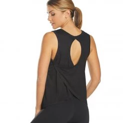 Balance Collection Canyon Singlet Yoga Tank Top Black
