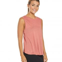 CLOTHING Balance Collection Canyon Singlet Yoga Tank Top Faded Rose