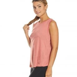 CLOTHING Balance Collection Canyon Singlet Yoga Tank Top Faded Rose