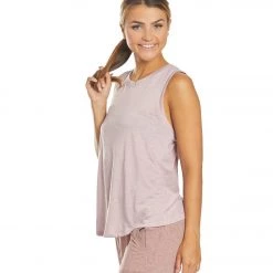 Balance Collection Canyon Singlet Yoga Tank Top Mauve Shadows CLOTHING