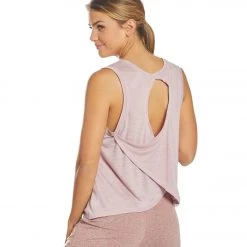 Balance Collection Canyon Singlet Yoga Tank Top Mauve Shadows CLOTHING