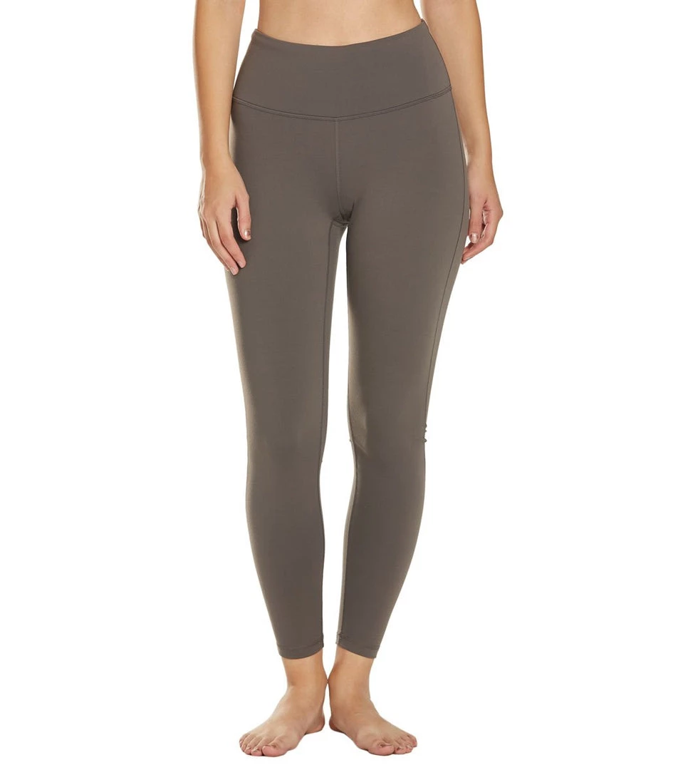 PrAna Transform High Waisted 7/8 Yoga Leggings Granite 3 PrAna Transform High Waisted 7/8 Yoga Leggings Granite
