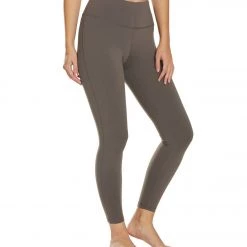 PrAna Transform High Waisted 7/8 Yoga Leggings Granite 10 PrAna Transform High Waisted 7/8 Yoga Leggings Granite