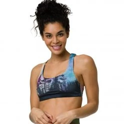 Onzie Graphic Mudra Yoga Sports Bra Northern Lights