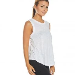 Balance Collection Canyon Singlet Yoga Tank Top White