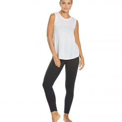 Balance Collection Canyon Singlet Yoga Tank Top White