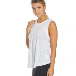Balance Collection Canyon Singlet Yoga Tank Top White