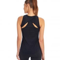 Balance Collection Criss Cross Racerback Yoga Tank Black