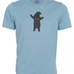 PrAna Men's Bear Squeeze Journeyman Tee Blue Note Heather 9 PrAna Men's Bear Squeeze Journeyman Tee Blue Note Heather