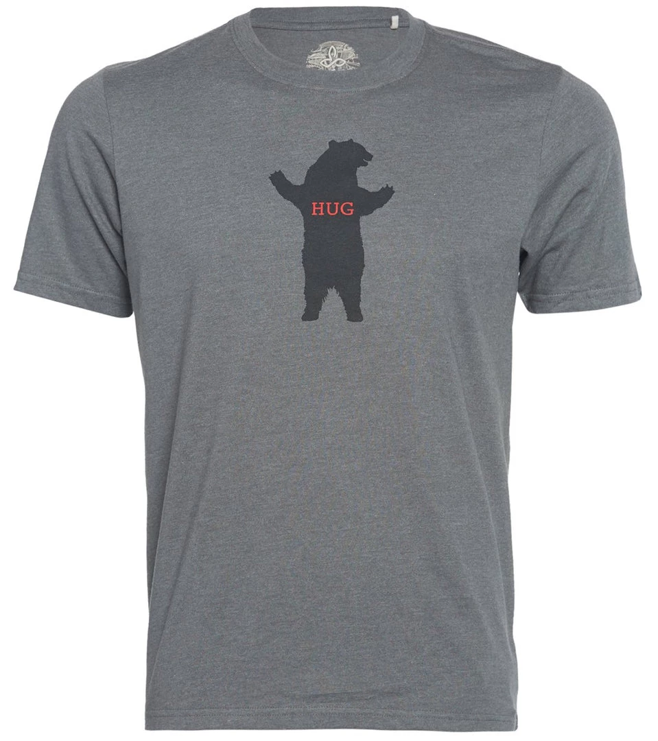 PrAna Men's Bear Squeeze Journeyman Tee Charcoal Heather CLOTHING 6 PrAna Men's Bear Squeeze Journeyman Tee Charcoal Heather CLOTHING