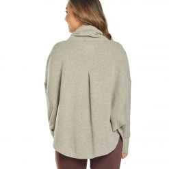 PrAna Cozy Up After Yoga Poncho Oatmeal Heather