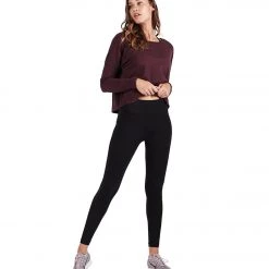 Vuori Pace High Waisted Yoga Leggings Black