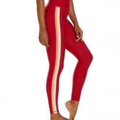 CLOTHING Spiritual Gangster 7/8 High Waisted Yoga Leggings Dahlia Red