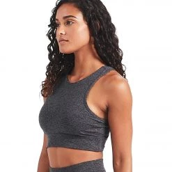 CLOTHING Vuori Juno Yoga Sports Bra Charcoal Heather