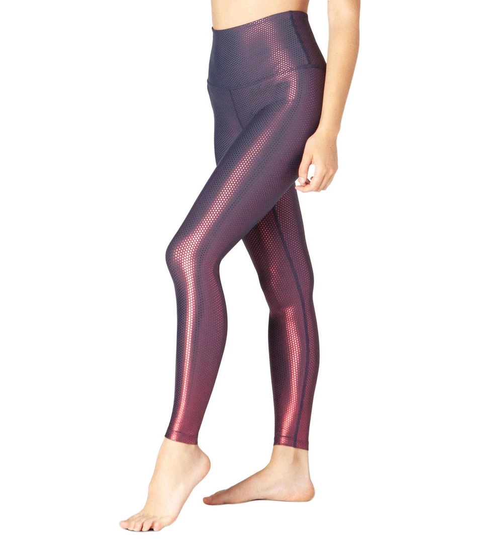 Beyond Yoga Spot On High Waisted 7/8 Yoga Leggings Nocturnal Navy/Team Burgundy Spot On CLOTHING 4 Beyond Yoga Spot On High Waisted 7/8 Yoga Leggings Nocturnal Navy/Team Burgundy Spot On CLOTHING