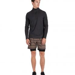 Vuori Men's Ease Performance Yoga 1/2 Zip Charcoal Heather CLOTHING 11 Vuori Men's Ease Performance Yoga 1/2 Zip Charcoal Heather CLOTHING