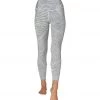 Beyond Yoga Out Of Line High Waisted Long Leggings White Heather Surf Stripe 1 Beyond Yoga Out Of Line High Waisted Long Leggings White Heather Surf Stripe
