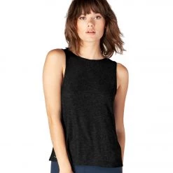 CLOTHING Beyond Yoga Reverse Direction Lightweight Yoga Tank Darkest Night