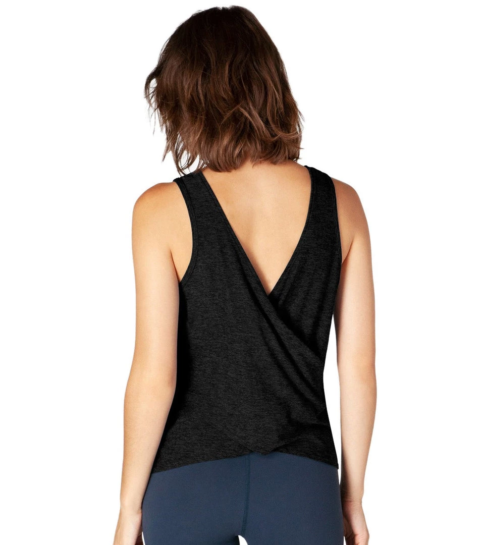 CLOTHING Beyond Yoga Reverse Direction Lightweight Yoga Tank Darkest Night 6 CLOTHING Beyond Yoga Reverse Direction Lightweight Yoga Tank Darkest Night