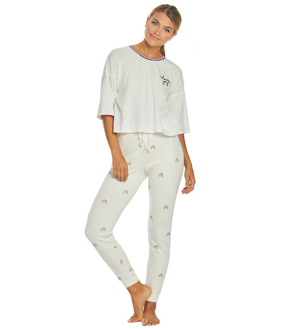 Spiritual Gangster Rainbow Muse Pants Stone Rainbow CLOTHING 6 Spiritual Gangster Rainbow Muse Pants Stone Rainbow CLOTHING