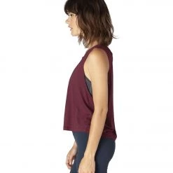 Beyond Yoga Aquarius Twisted Yoga Tank Team Burgundy 10 Beyond Yoga Aquarius Twisted Yoga Tank Team Burgundy