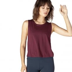 Beyond Yoga Aquarius Twisted Yoga Tank Team Burgundy 11 Beyond Yoga Aquarius Twisted Yoga Tank Team Burgundy