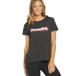 Spiritual Gangster Powerful Aurora Boxy Tee CLOTHING