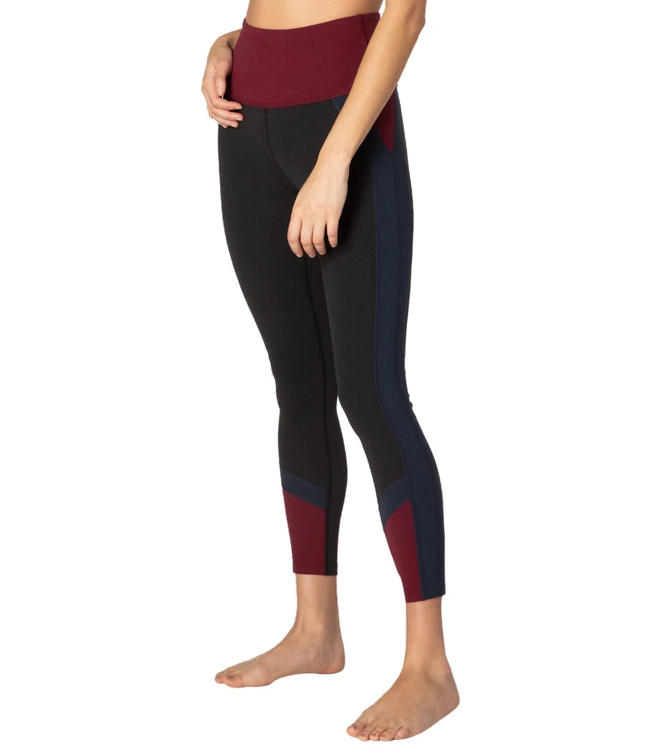 CLOTHING Beyond Yoga True Colorblock High Waisted 7/8 Yoga Leggings Jet Black 6 CLOTHING Beyond Yoga True Colorblock High Waisted 7/8 Yoga Leggings Jet Black