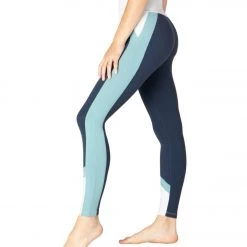 Beyond Yoga True Colorblock High Waisted 7/8 Yoga Leggings Nocturnal Navy