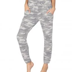 Beyond Yoga Hacci Living Easy Yoga Sweatpants Gray Camo Heather