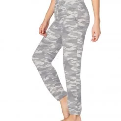 Beyond Yoga Hacci Living Easy Yoga Sweatpants Gray Camo Heather