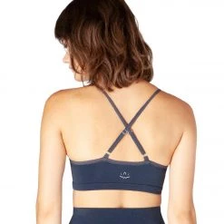 Beyond Yoga Peek Through Yoga Sports Bra Nocturnal Navy Heather CLOTHING 11 Beyond Yoga Peek Through Yoga Sports Bra Nocturnal Navy Heather CLOTHING