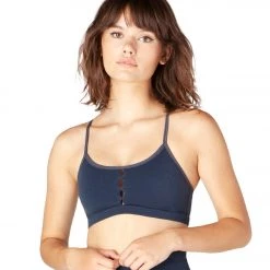 Beyond Yoga Peek Through Yoga Sports Bra Nocturnal Navy Heather CLOTHING 13 Beyond Yoga Peek Through Yoga Sports Bra Nocturnal Navy Heather CLOTHING